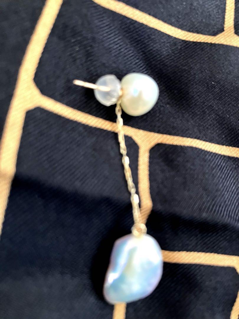 les bon bon ルボンボン　パール ロングピアス　2way