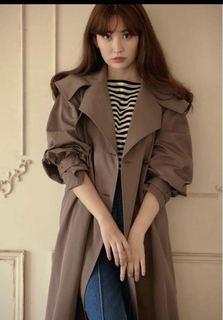 ジャケット・アウター Herlipto GraceLongTrenchCoat M