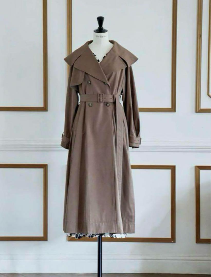 ジャケット・アウター Herlipto GraceLongTrenchCoat M