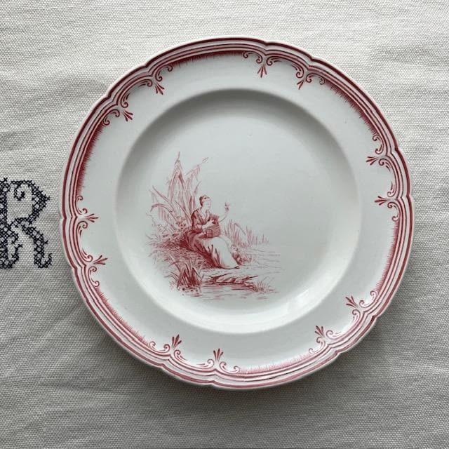 希少4枚セット◆クレイユモントロートワルドジュイプレートサルグミンヌオクトゴナル