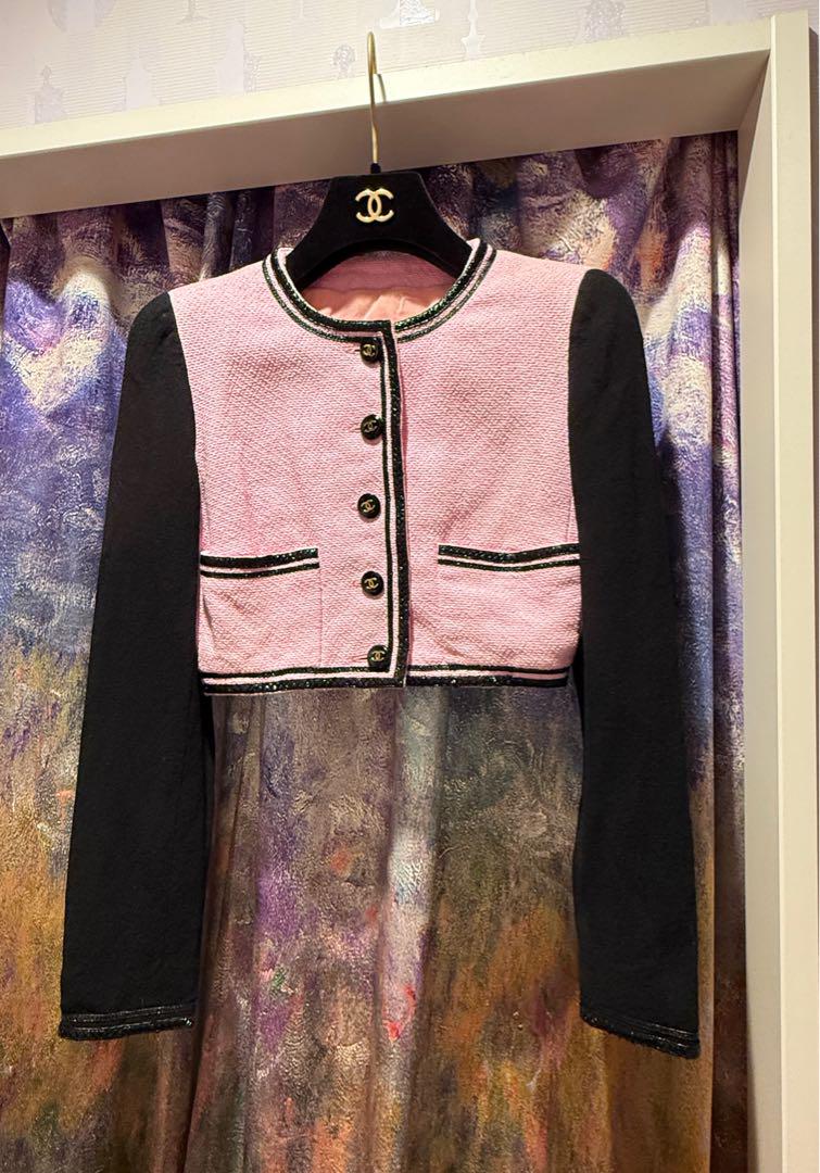 シャネルの素敵なCHANEL シャネル ★本物 激レア品・ショートジャケット