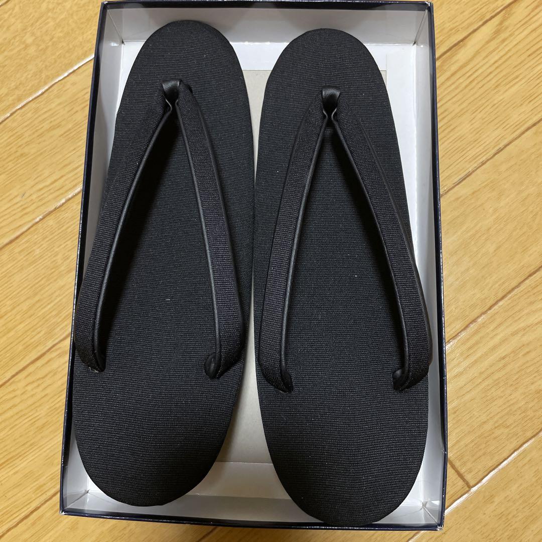 喪服用　草履　黒