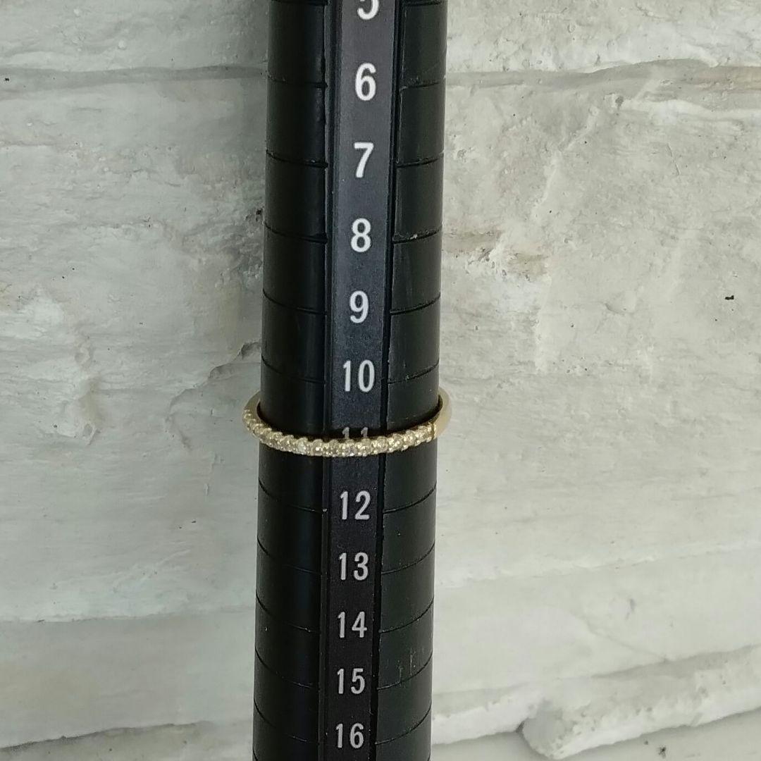 K10YGダイヤモンドリング　11号　　中古品