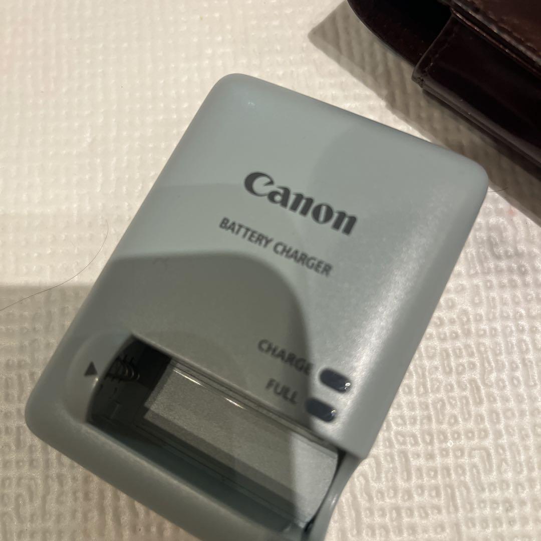 CANON ixy 3 RED 赤　デジカメ　純正レザーケース付き　美品　イクシ