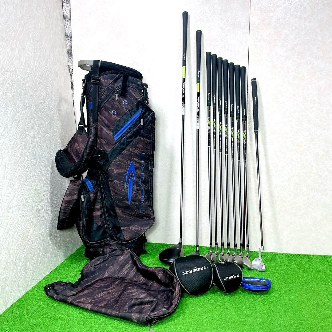 テーラーメイド RBZ メンズフルセット R 右 迷彩キャディバッグTaylorMade