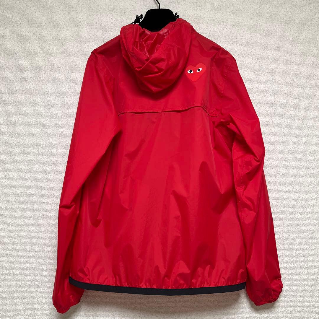 プレイコムデギャルソン×ケーウェイ コラボ ジップアップパーカー プレイコムデギャルソン×ケーウェイ コラボ ジップアップパーカー