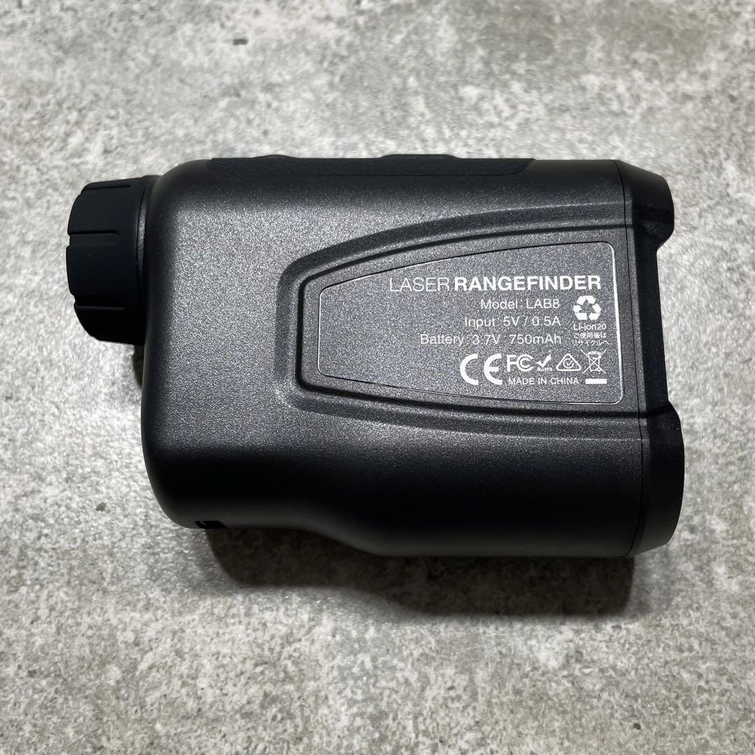 レーザー距離計 ゴルフ 距離計 800m/875yd対応　IP54 0.05秒