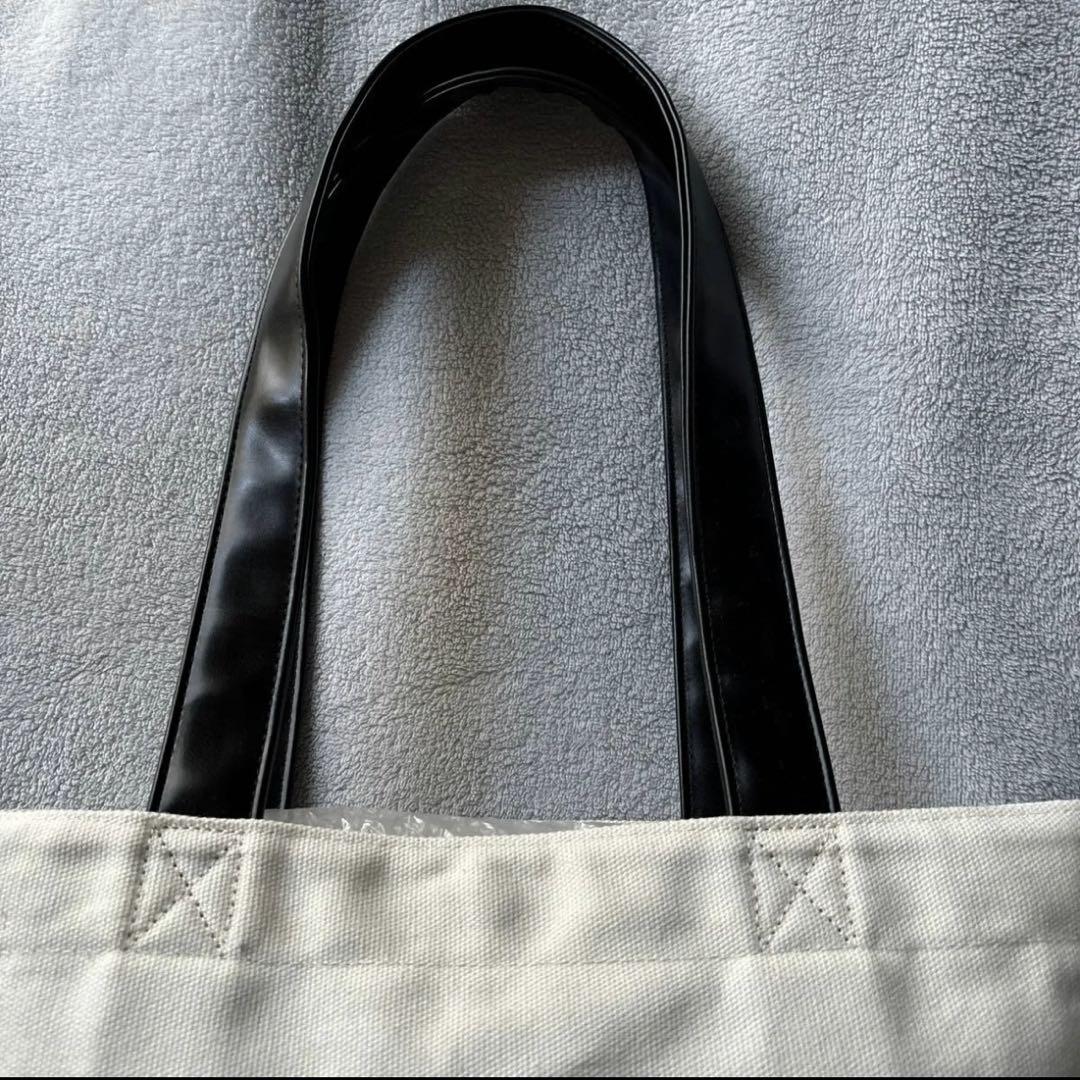 イヴ・サンローラン展 キャンバス トートバッグ 大 ロゴマーク