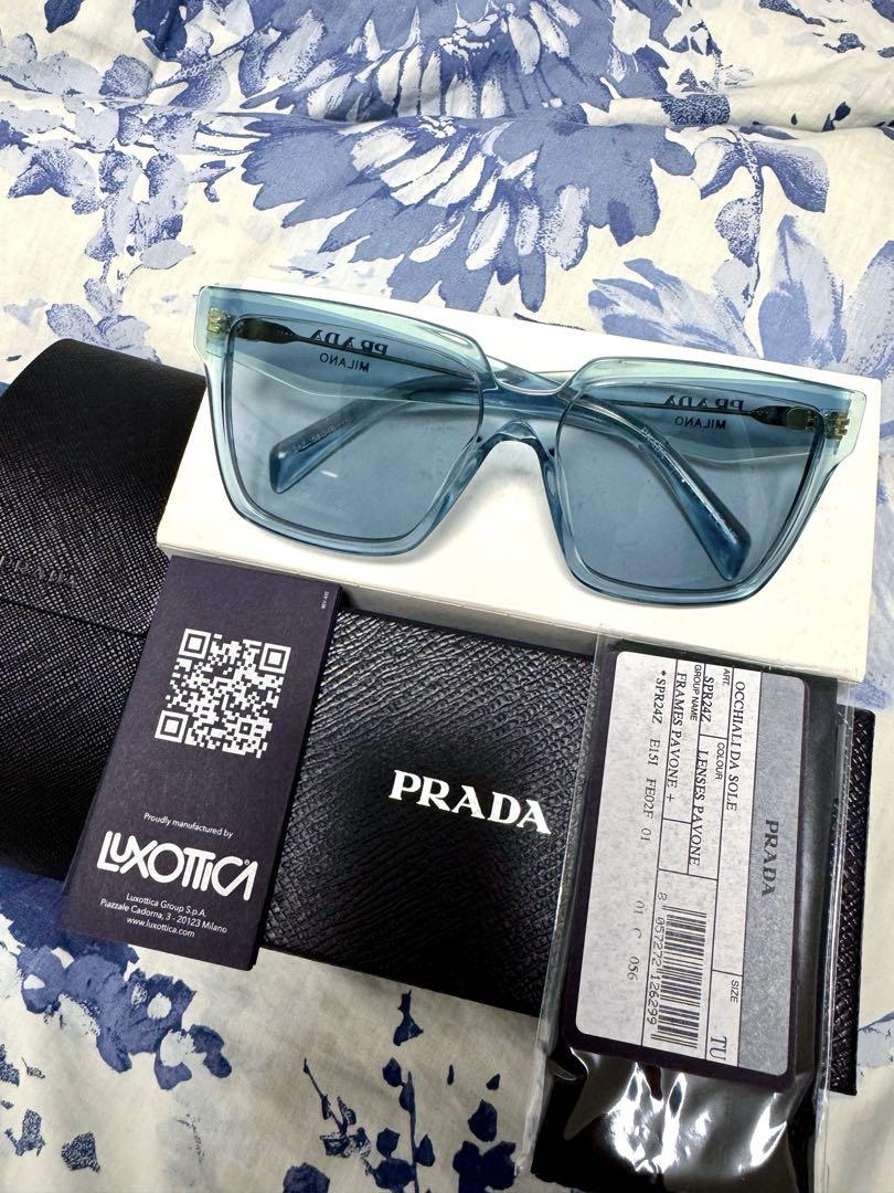おすすめ☆大人気【PRADA】 S - OOO VARIANTE ブルー 新作PRADAプラダ☆ブルー サングラス - メルカリ