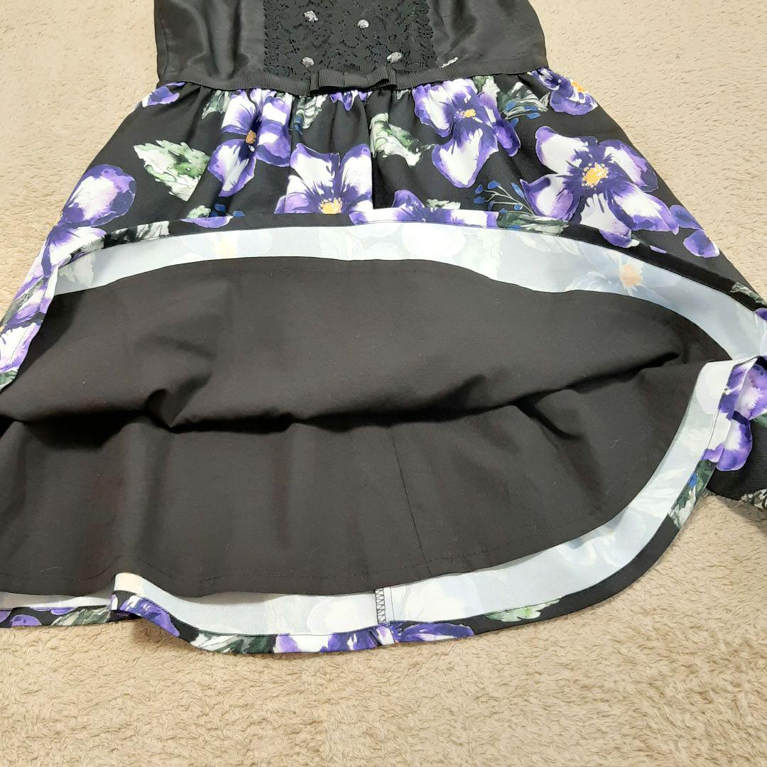 美品 140】アナスイミニ ANNA SUI ワンピース フォーマル 花