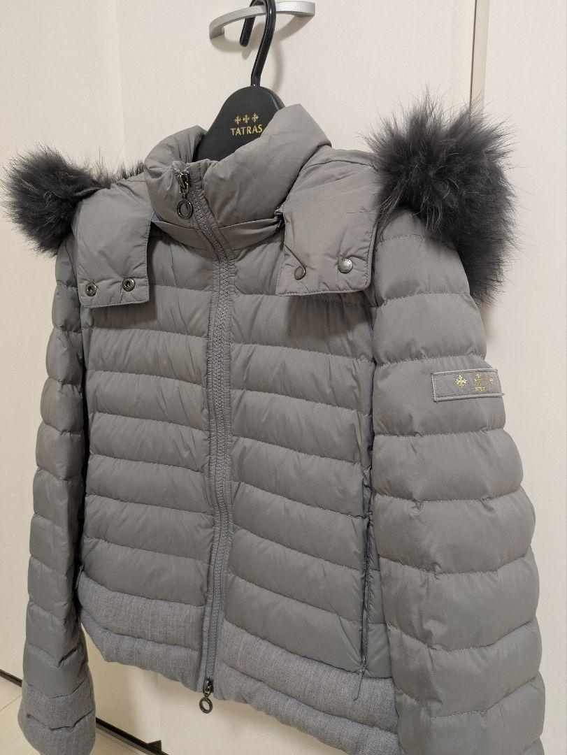 【美品）】TATRAS グレー ダウンジャケット