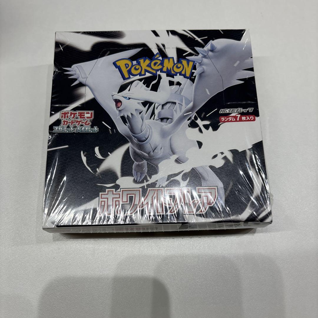 トップブランドのファッション ホワイトフレアワンボックスシュリンク付き - メルカリ ポケモンカードゲーム