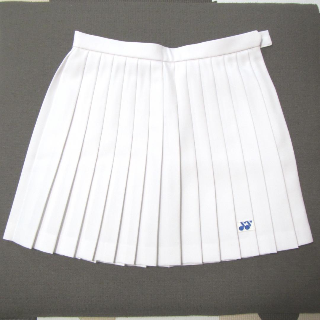 YONEX ヨネックス プリーツスコート　旧ロゴ　旧デザイン　ホワイト　W61