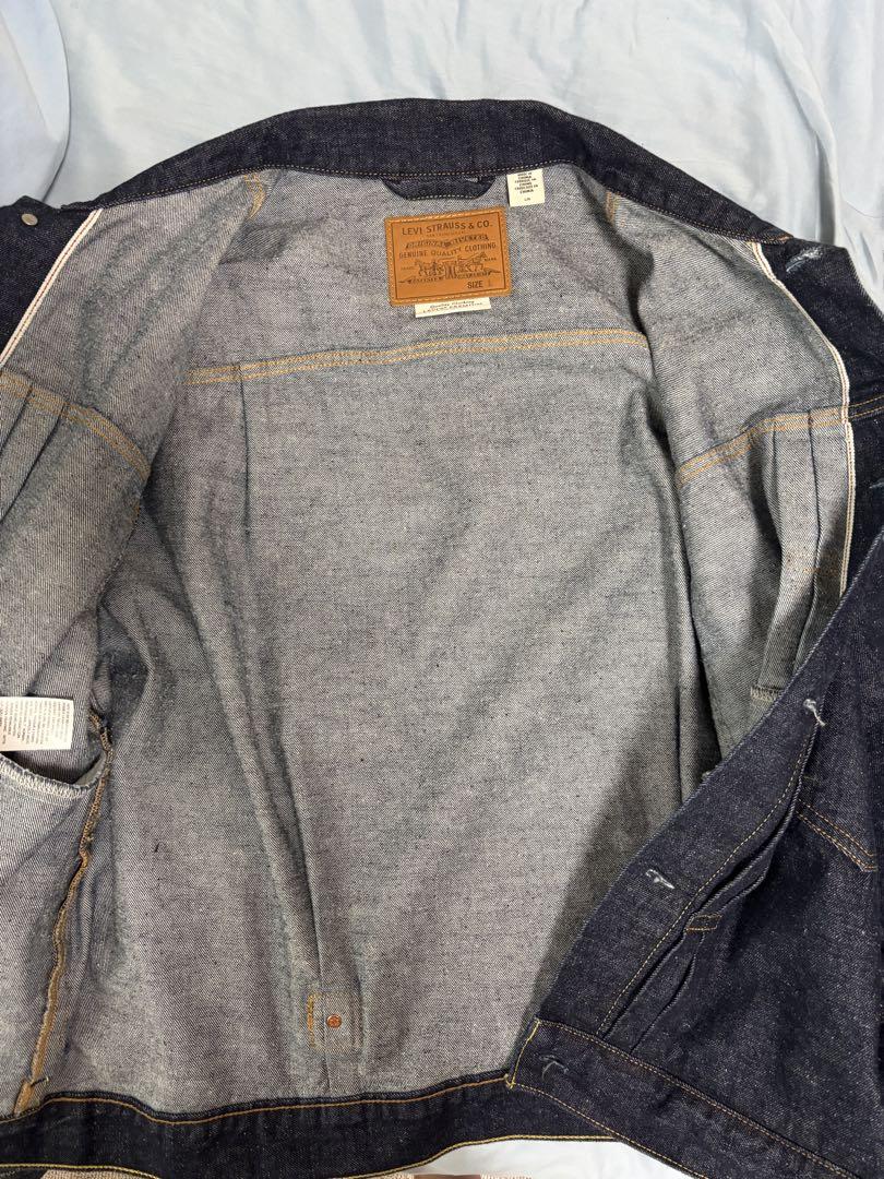 サム　LEVI'S PREMIUM ダークデニム デニムジャケット　Ｌ