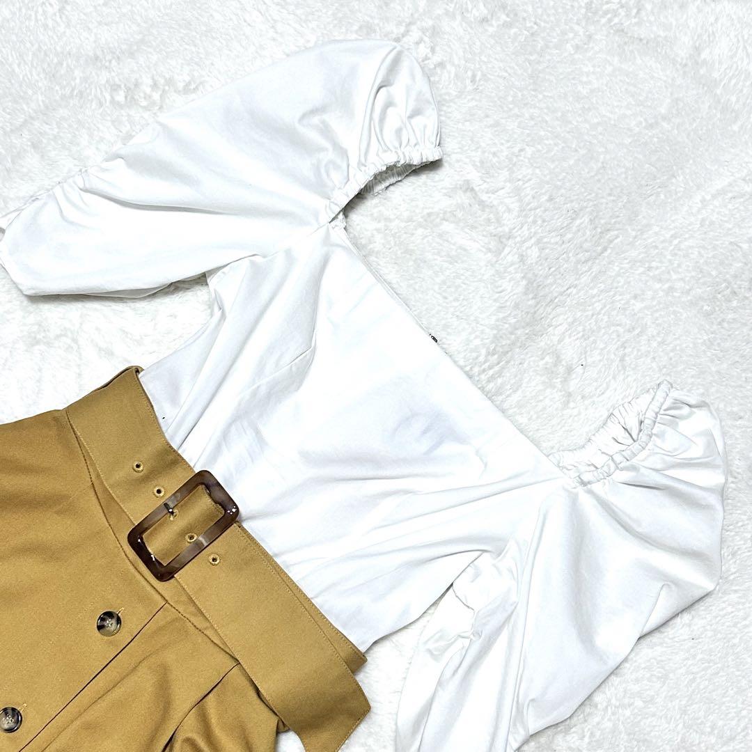 【✨美品✨】eimy istoire コンビワンピース　半袖ワンピース
