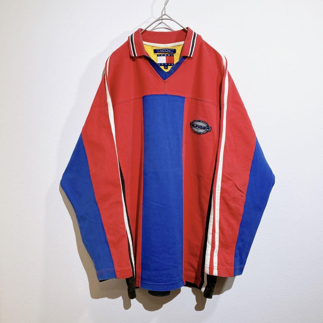 85%以上節約90s TOMMY JEANS スウェット ポロシャツ スウェット