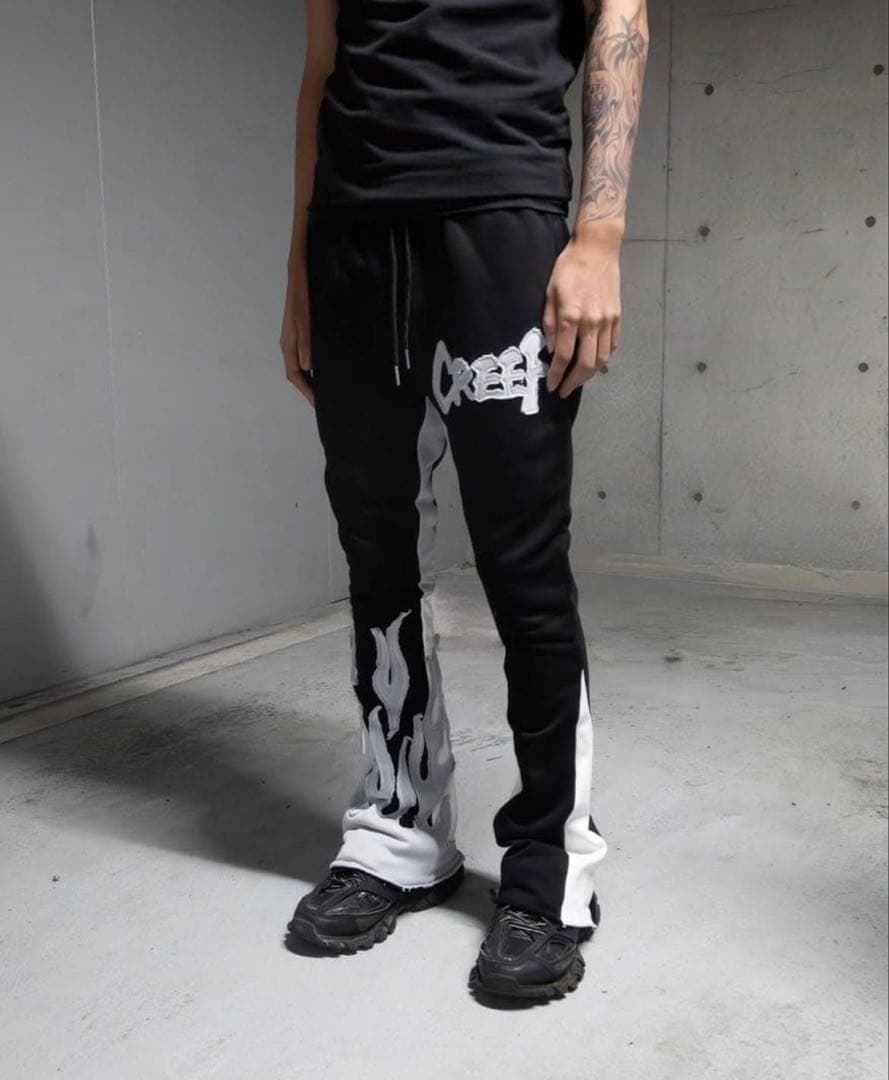 【希少】creefフレアパンツ 黒 【希少】creefフレアパンツ 黒