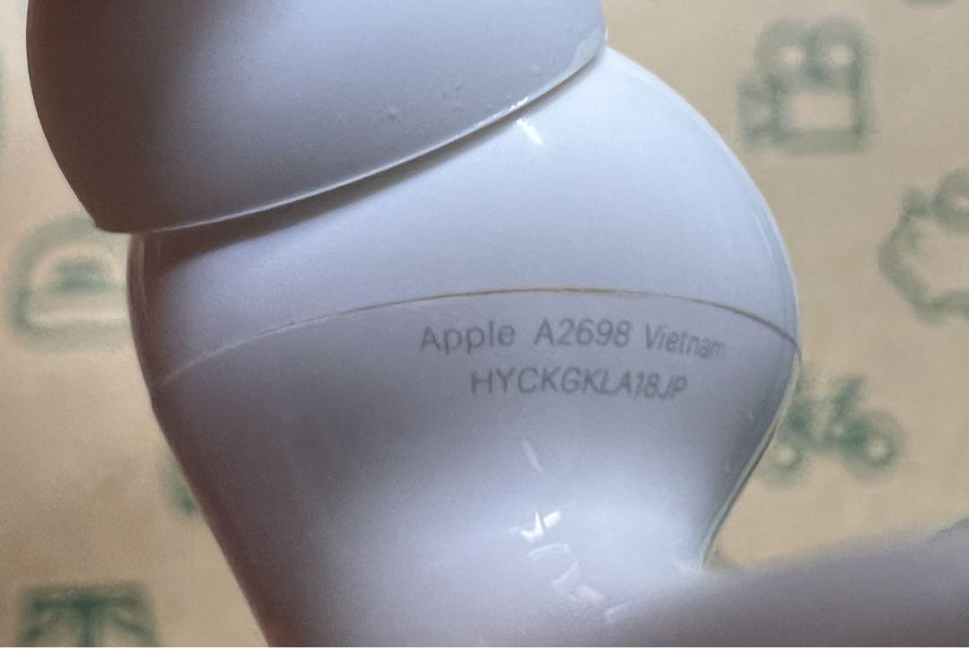 AirPods Pro 第2世代 右 R 右耳 右側 片側 片方 片耳 右耳のみ