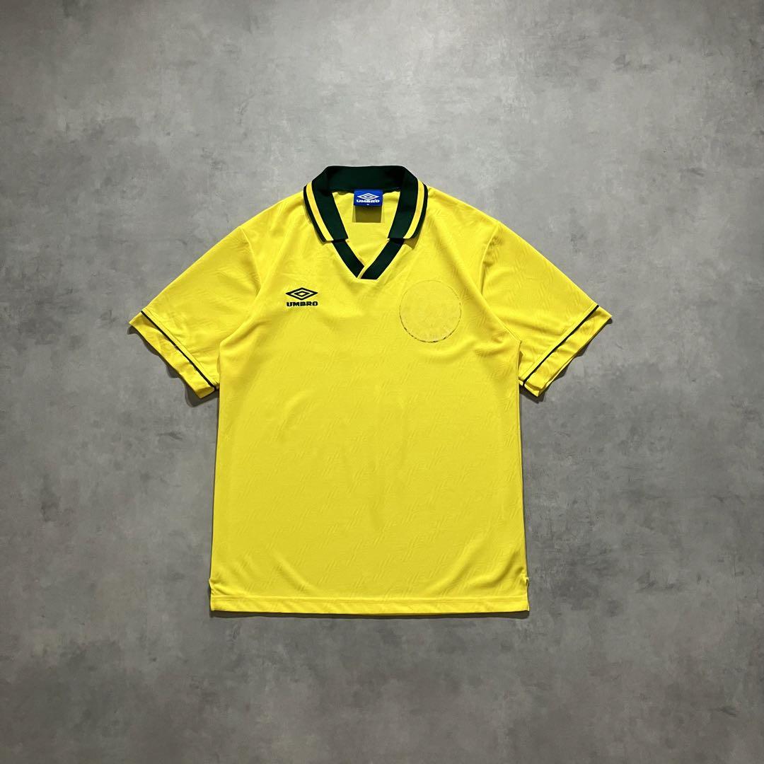 ウェア 90s umbro soccer uniform game shirt y2k