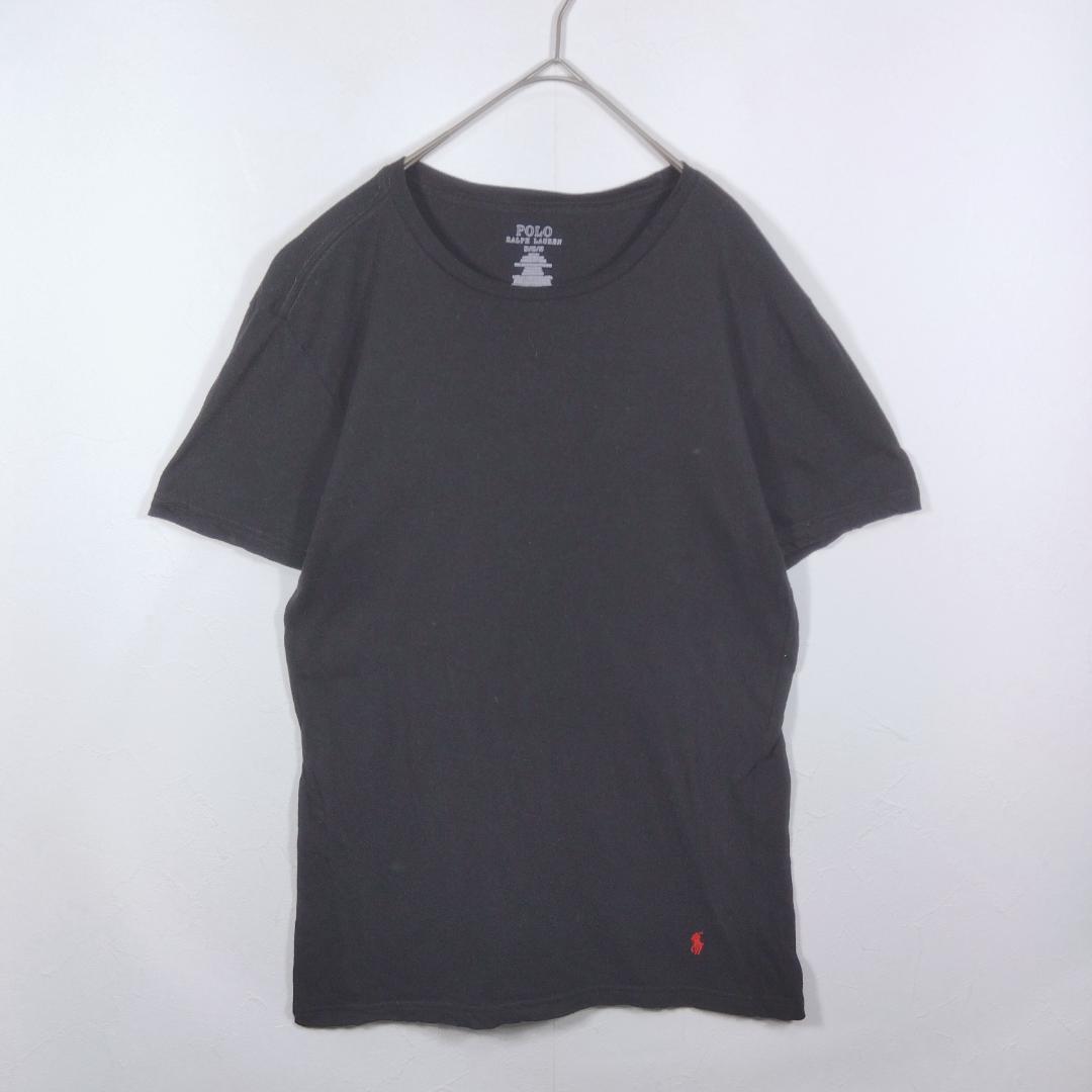 Ralph Lauren ブラック Tシャツ 無地　M