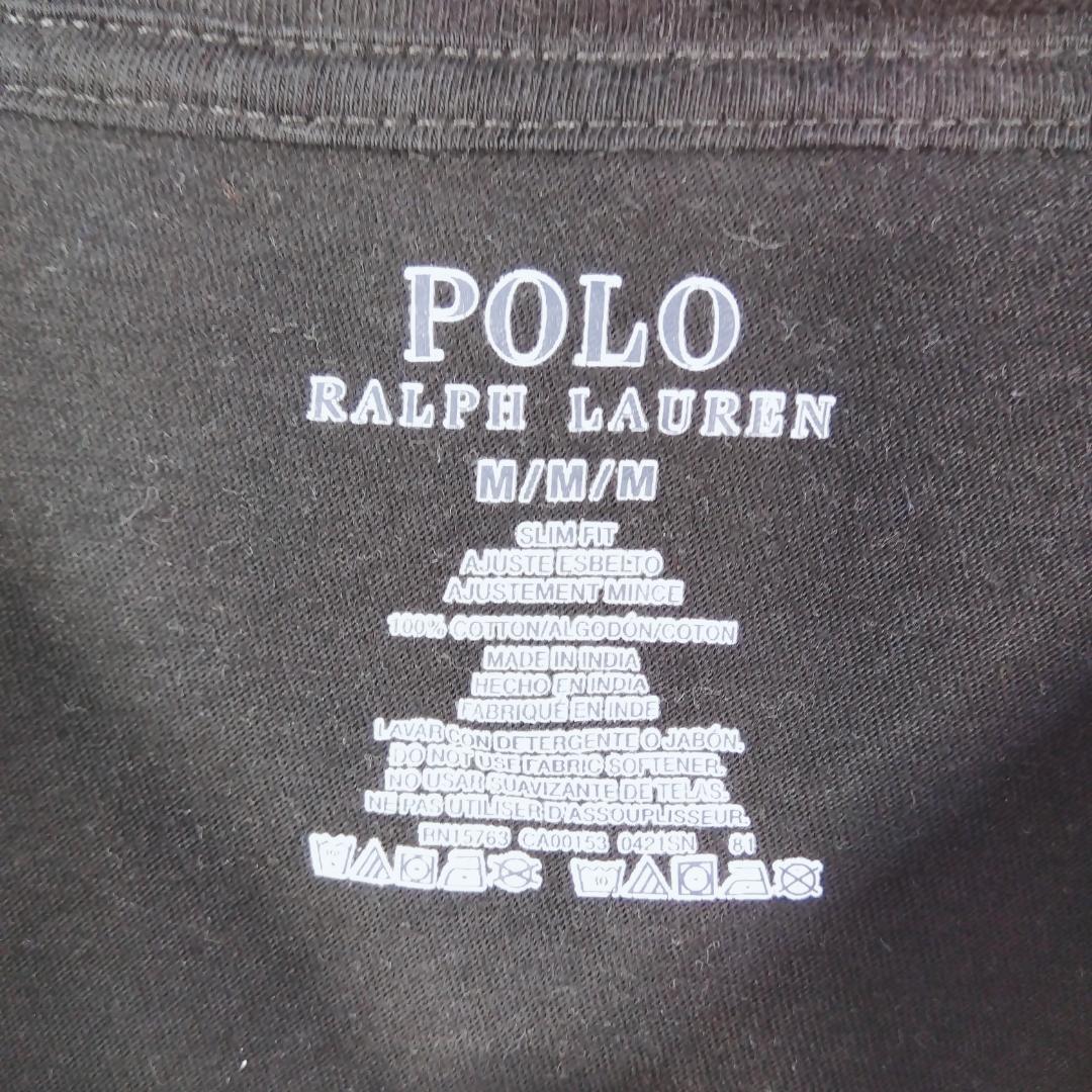 Ralph Lauren ブラック Tシャツ 無地　M
