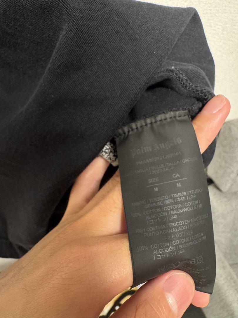 【Palm Angels】モノグラム フィット Tシャツ ブラック PARIS MONOGRAM SPRAY TEE in BLACK for Men | Palm Angels®