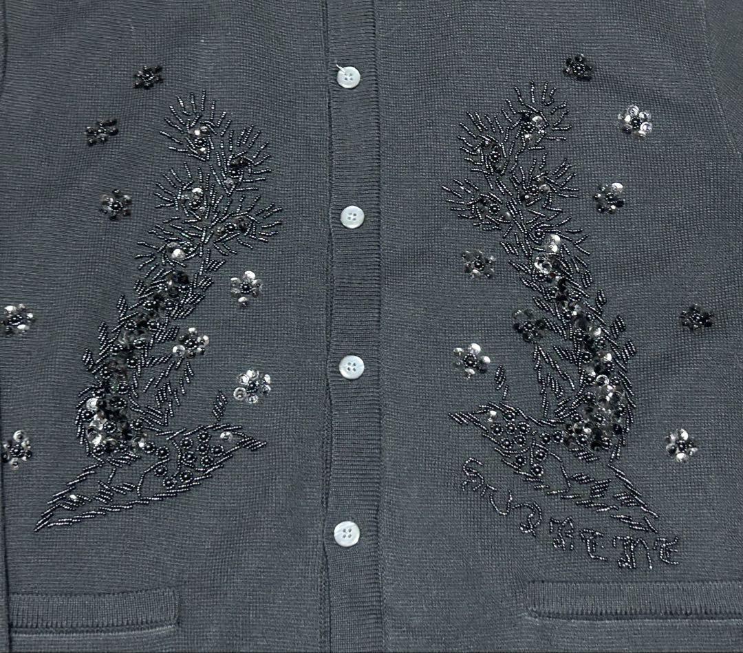 トップス Supreme 23SS Beaded Applique Cardigan