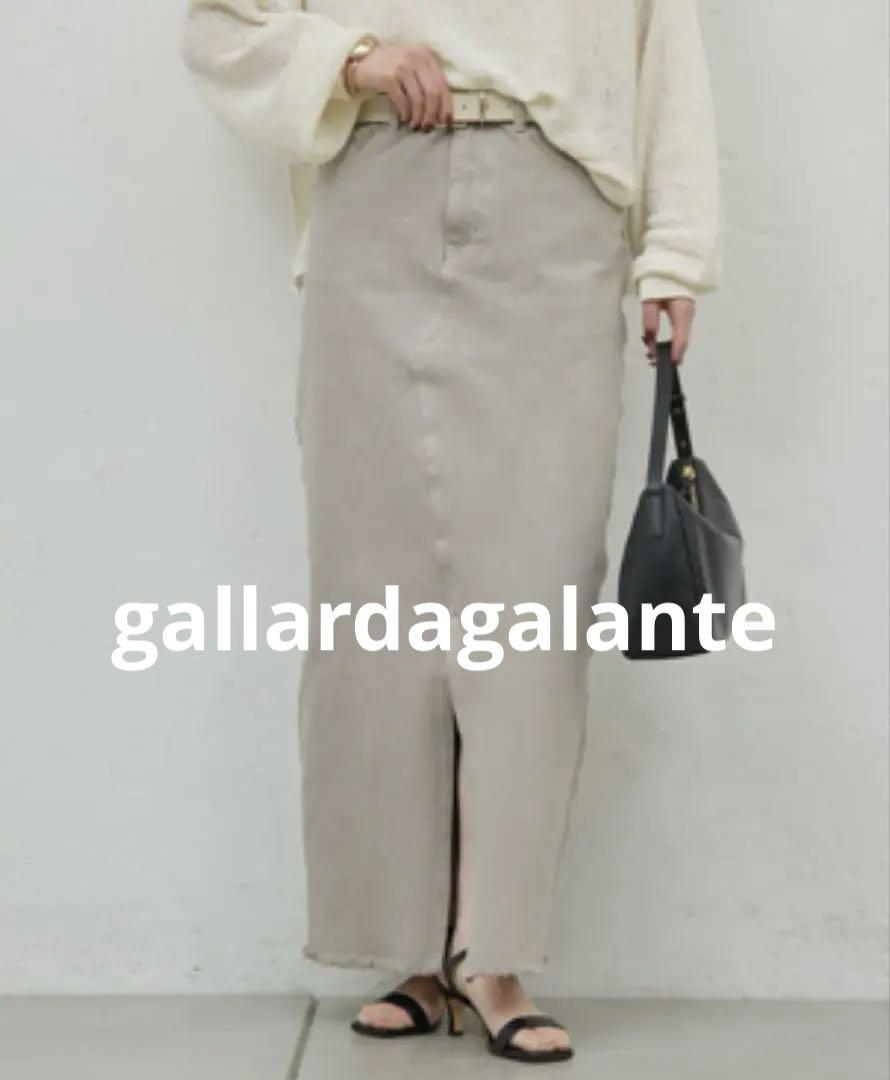 gallardagalanteスリットデニムスカートスカート