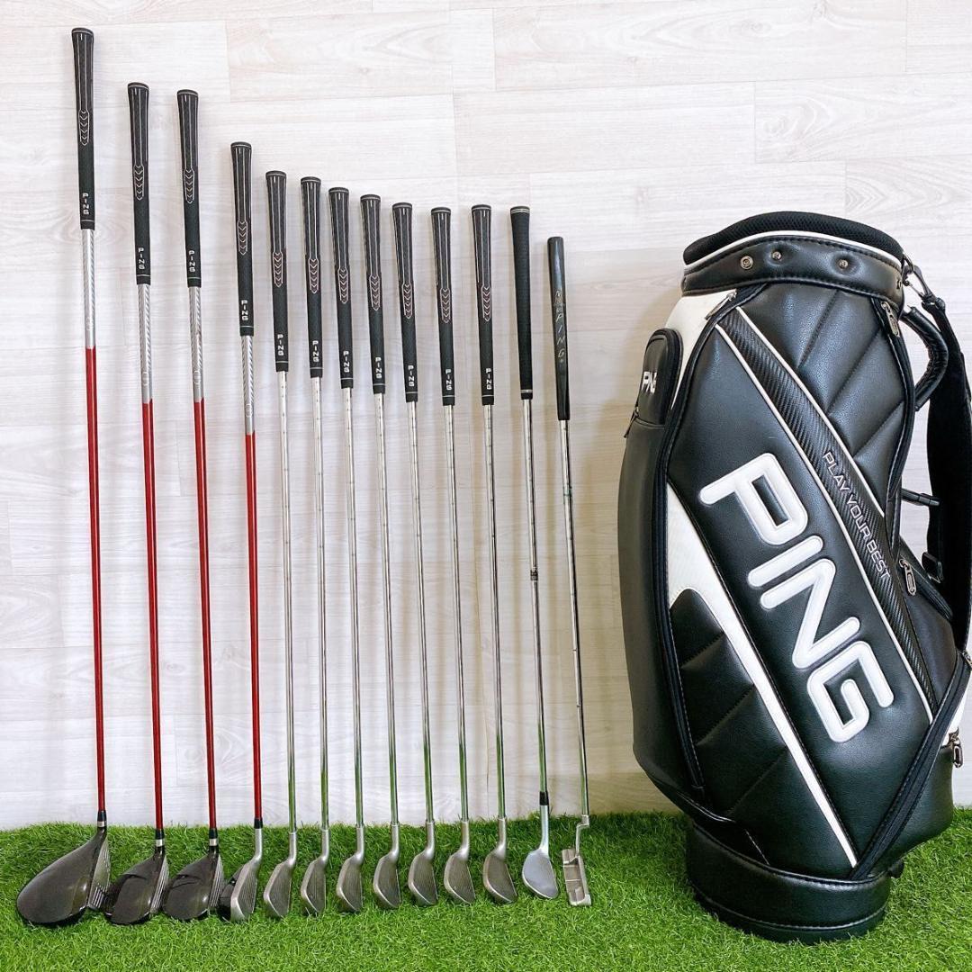 PING G15 ピン メンズゴルフセット 超豪華13本 黒ドット フル PING G15 ピン メンズゴルフセット 超豪華13本 黒ドット フル