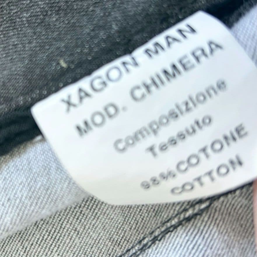 XAGON ザゴン　デニム　ライダースジャケット　ダブル