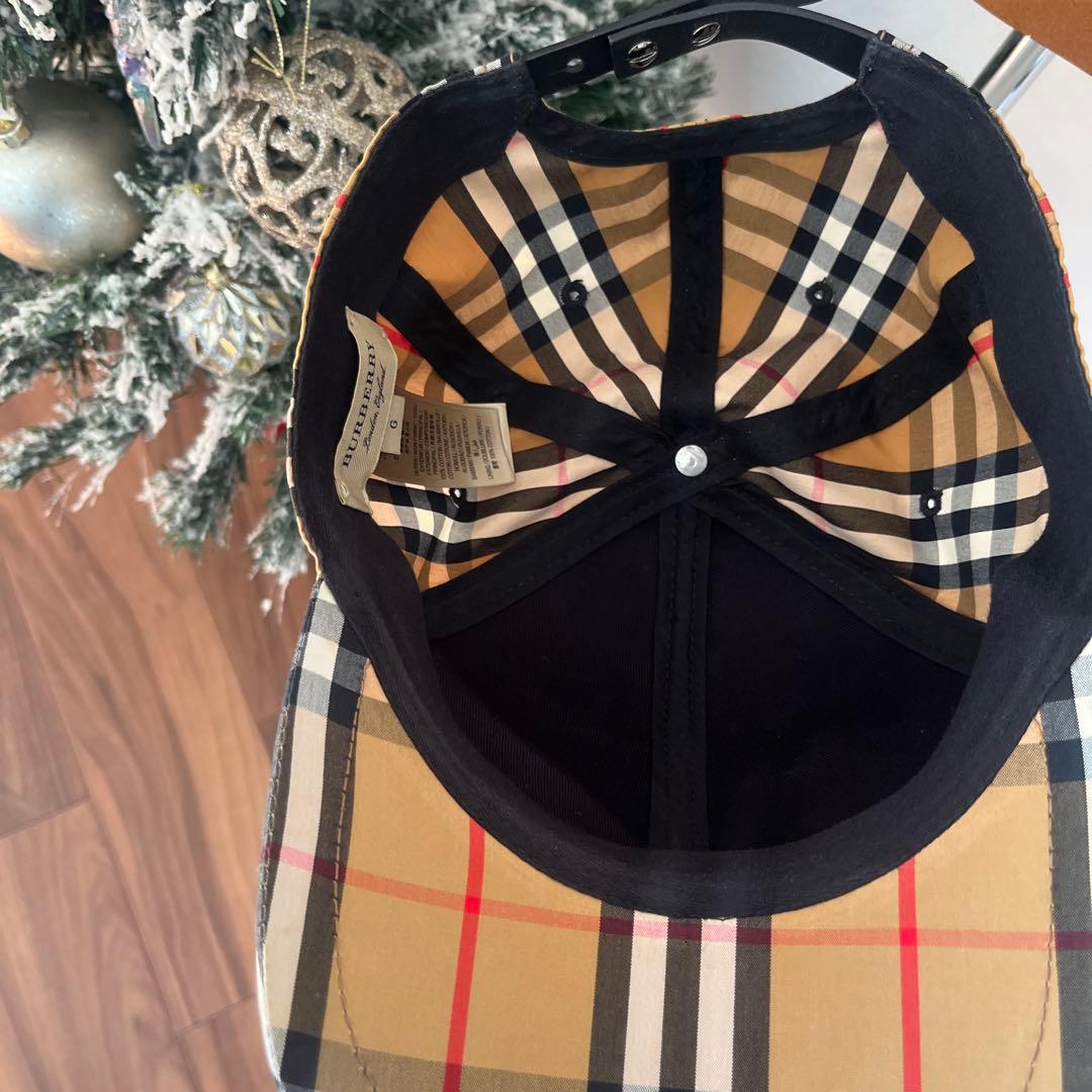 バーバリー チェック柄 ベースボールキャップ バーバリー チェック柄 ベースボールキャップ