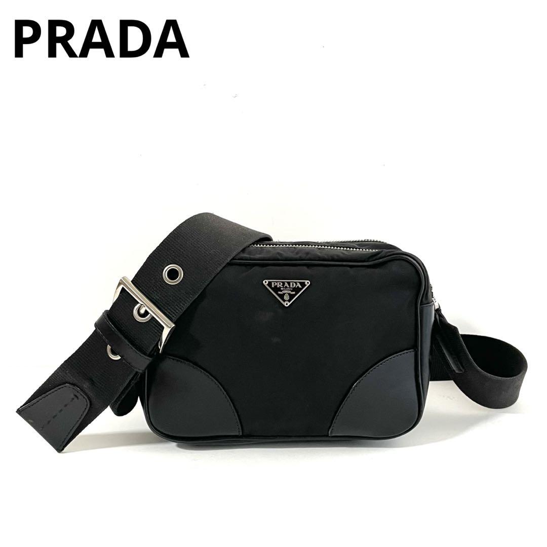 PRADA プラダ ショルダーバッグ カメラバッグ ナイロン レザー