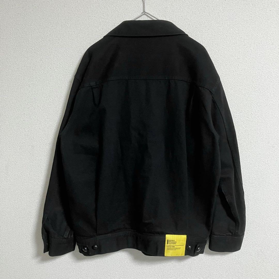 d/him Black Denim Tracker Jacket 48 ブラック