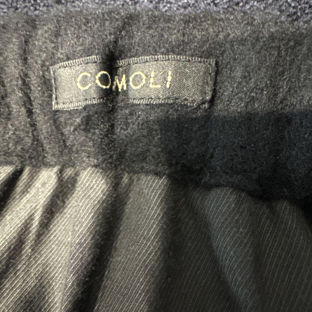 COMOLI 23AW 縮絨ウール6pパンツ