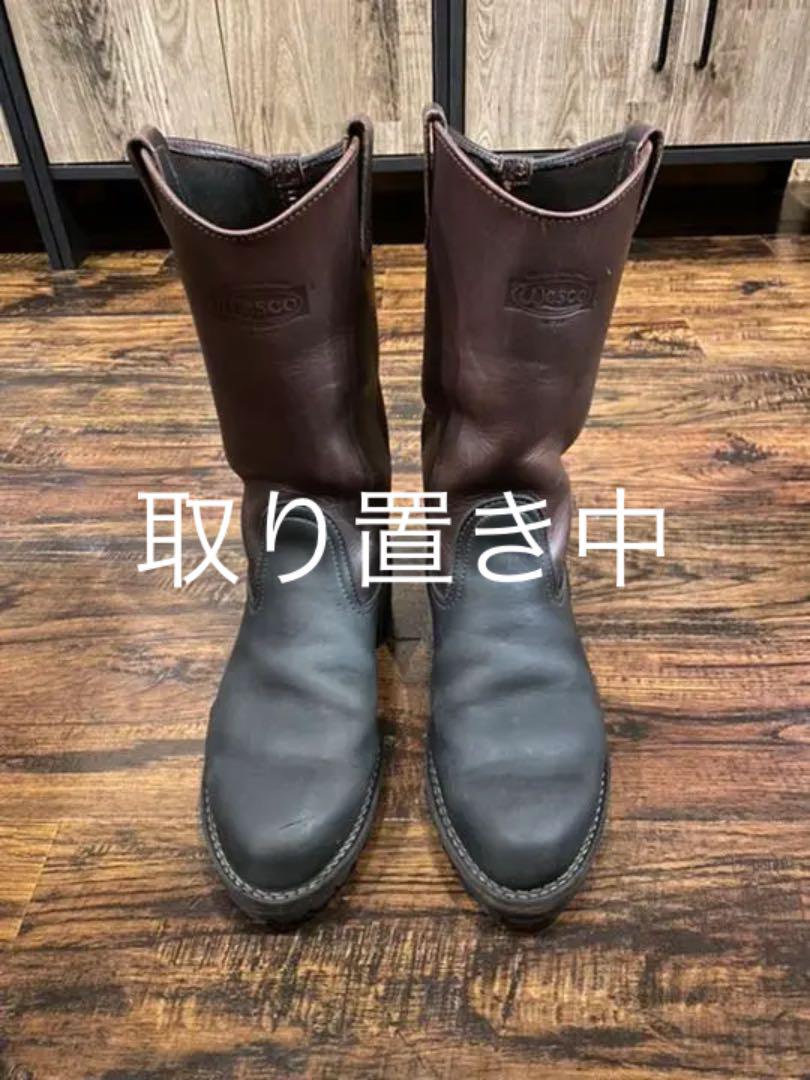 ブラック系,23.5cm【レビューで送料無料】値下げ‼︎希少!ウエスコ 限定品在庫 値下げ‼︎希少!ウエスコレディースCustom BOSS ブーツ