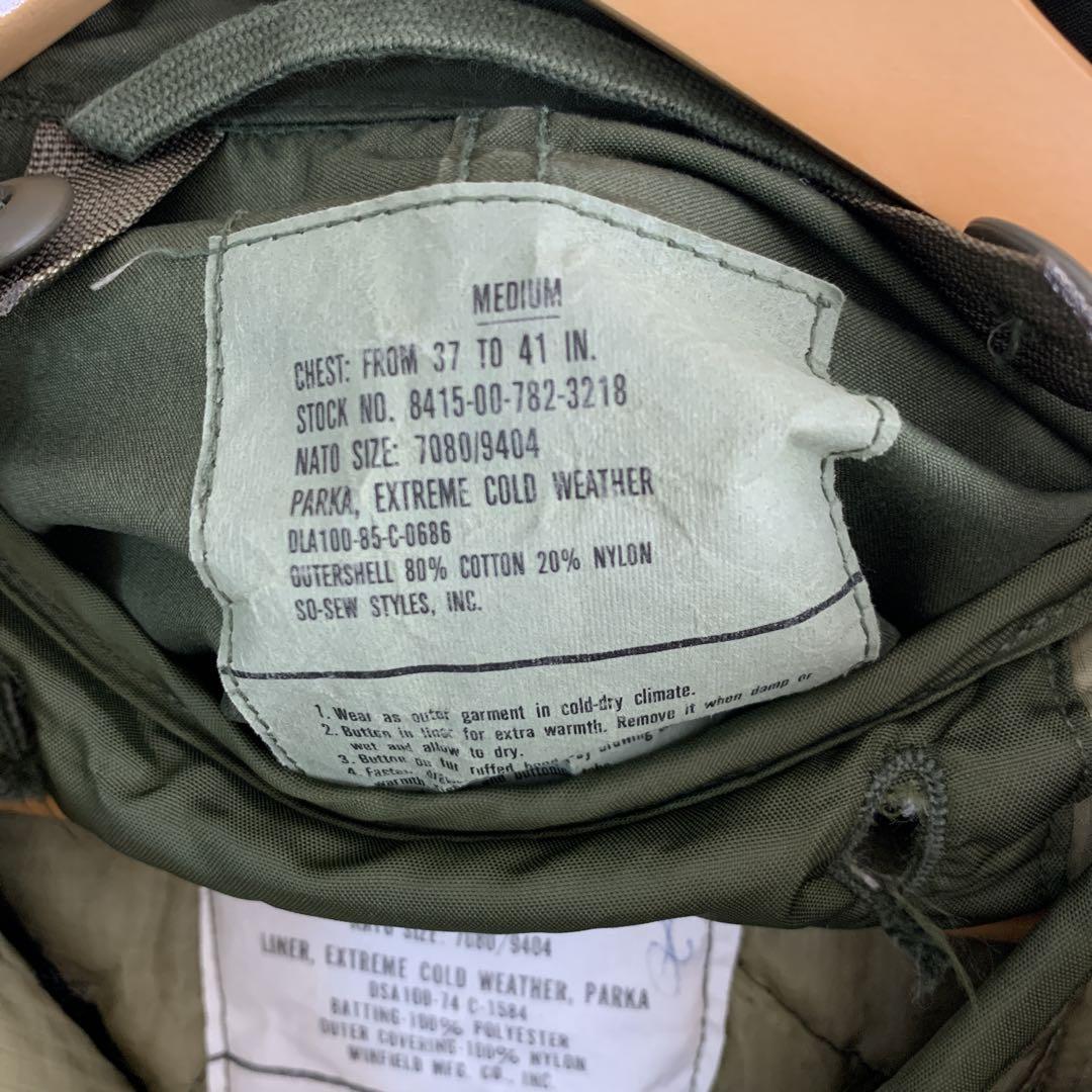 M65 フィッシュテールパーカ　ライナー付き　size:M