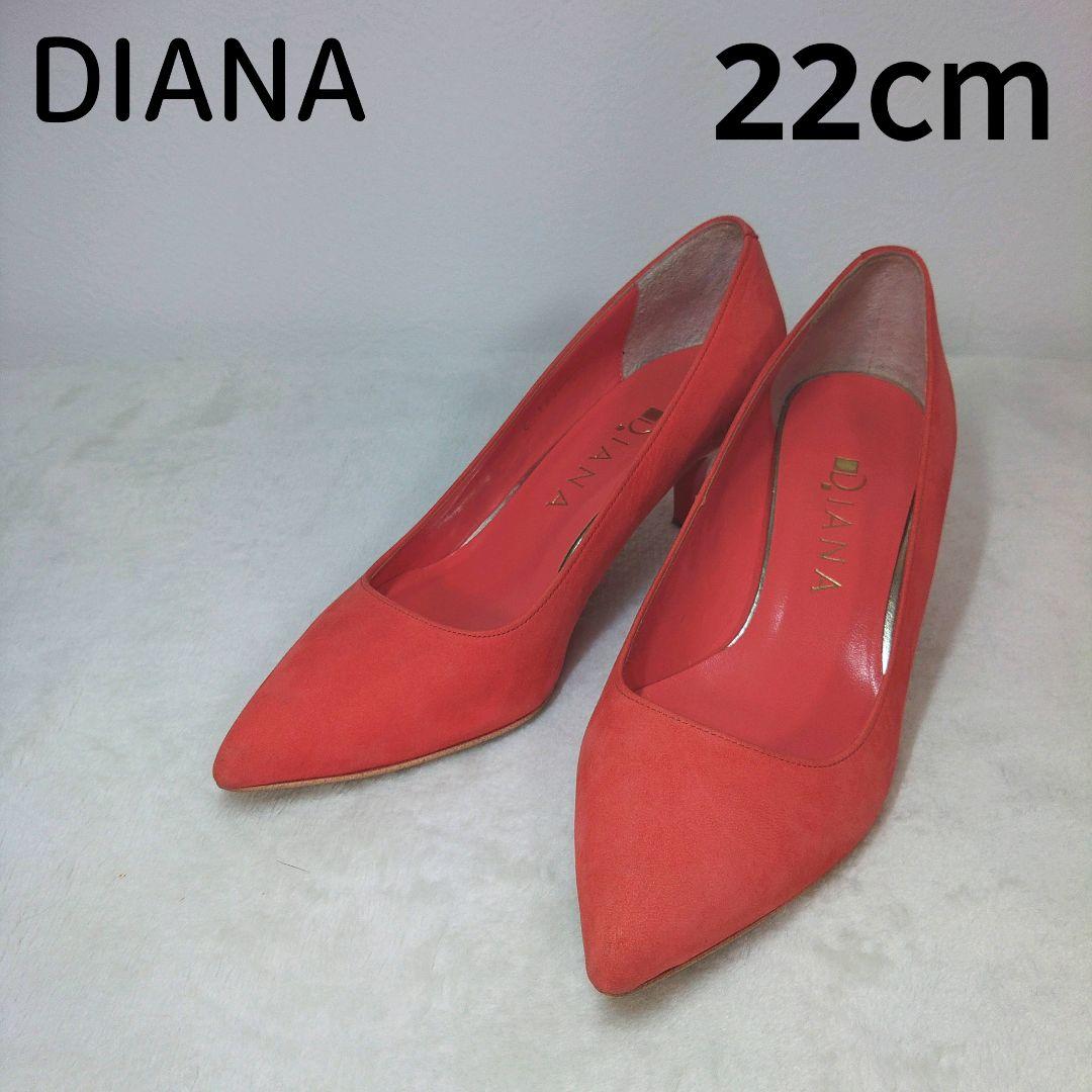 年末のプロモーション大特価！ DIANA ダイアナ 22cm パンプス ヒール ピンク - メルカリ 靴