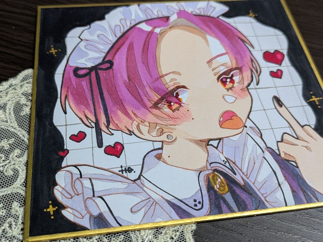 手描き オリジナルイラスト アナログ manga「かわいいだけじゃね〜ぞ