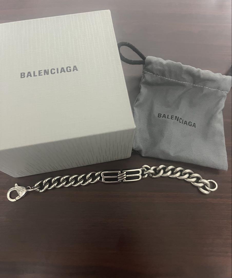 BALENCIAGA シルバーチェーンブレスレット