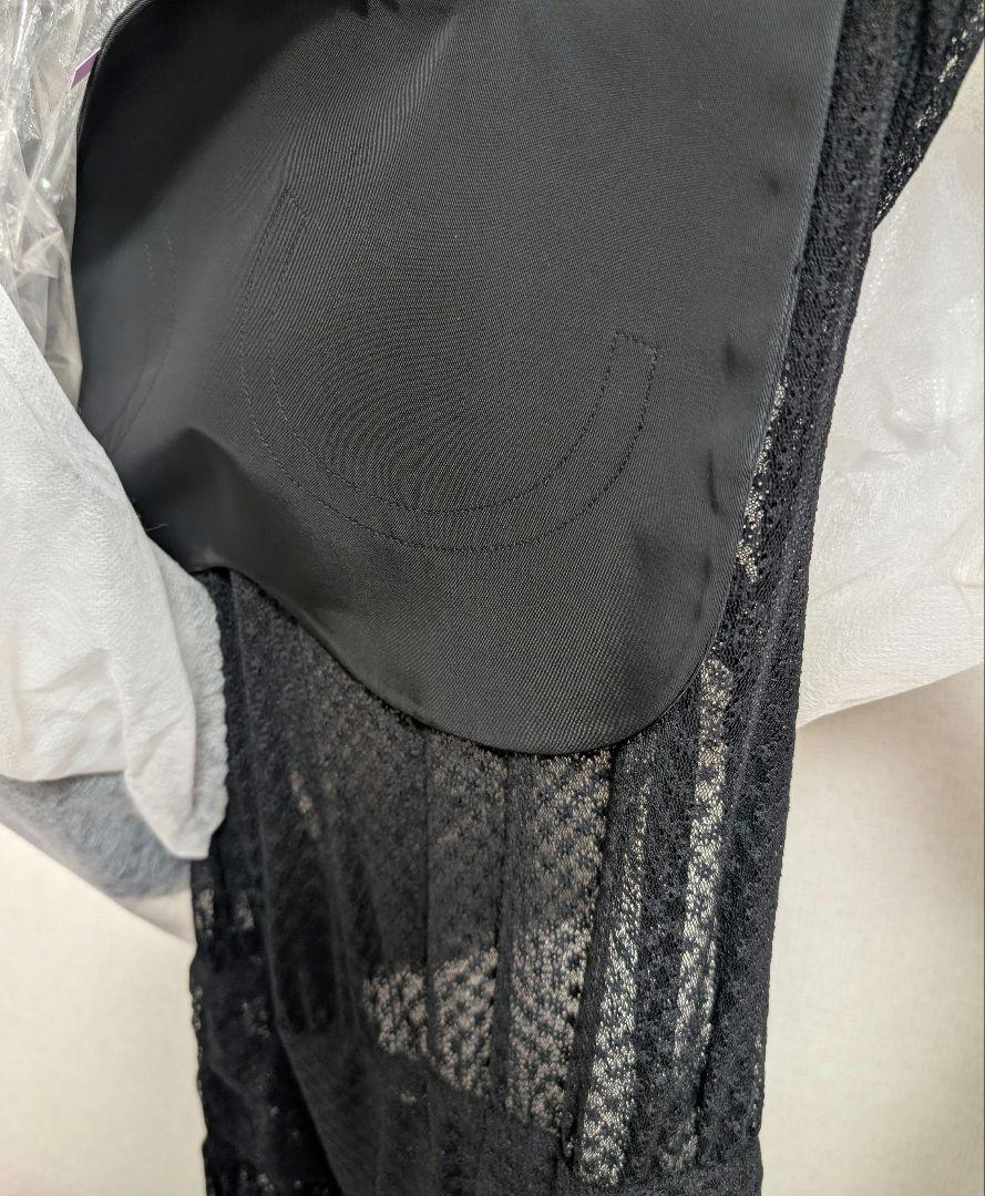 DEFORMATION COLLAR LACE DRESS お呼ばれ　ドレス