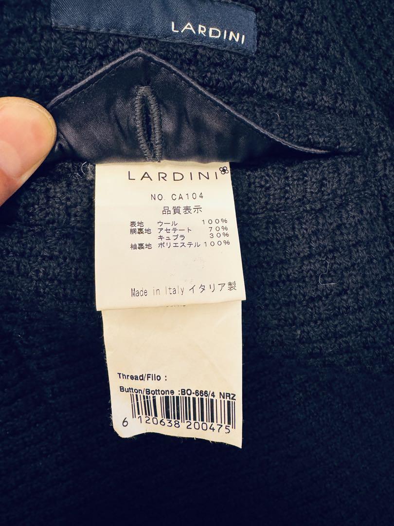 ラルディーニ LARDINI コート ウール 48 紺