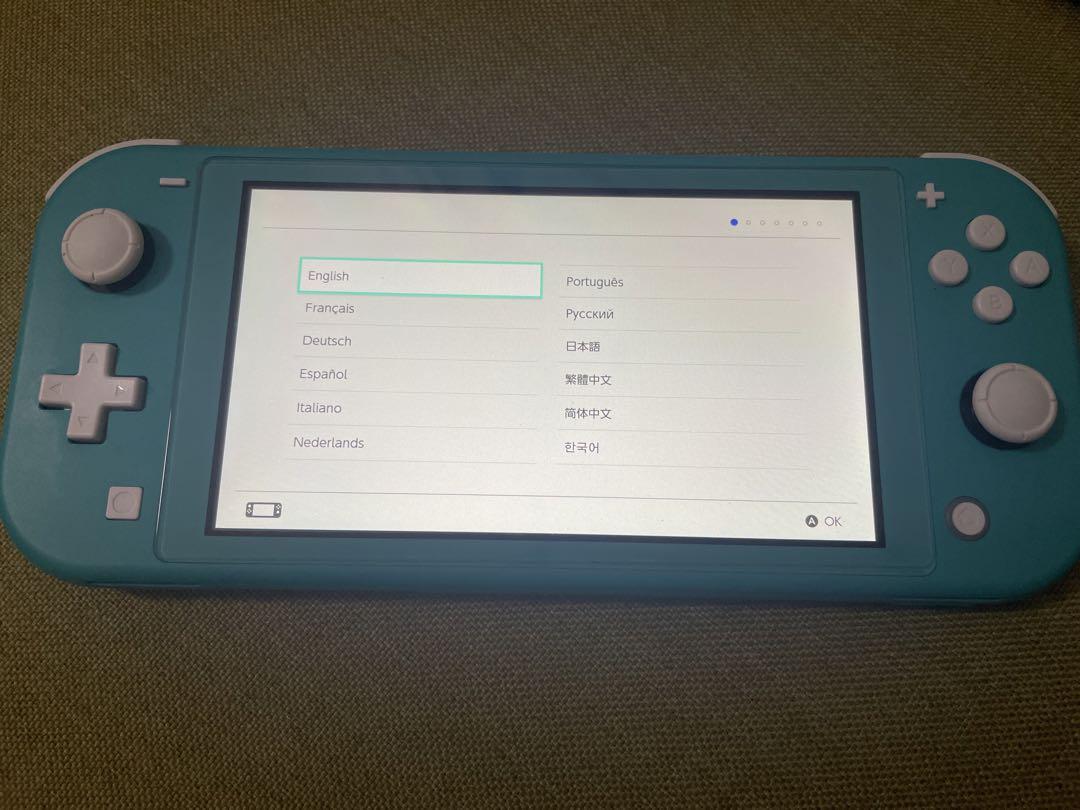 Nintendo Switch lite ターコイズ　付属品有 美品【Nintendo Switch Lite】ターコイズ（付属品フルセット）