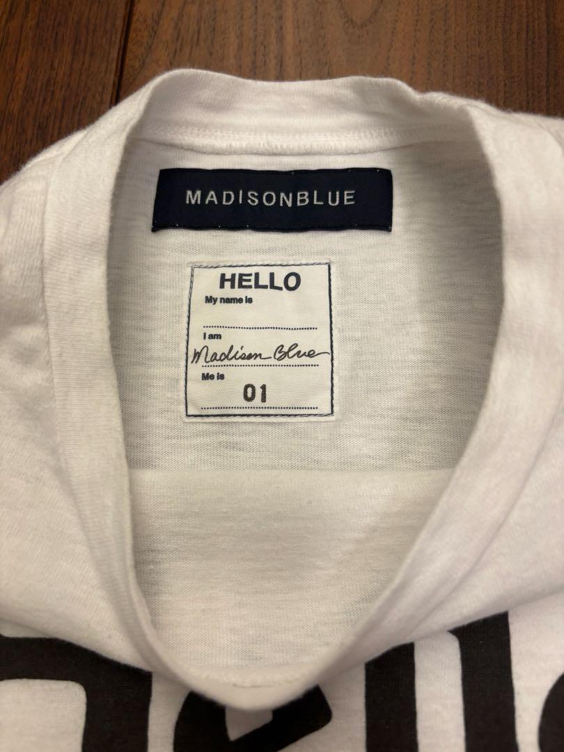 マディソンブルー HELLO CREW NECK Tシャツ