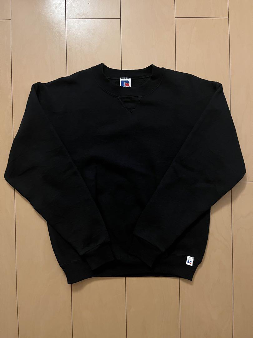 90's USA製 RUSSELL ラッセル スウェット ブラック