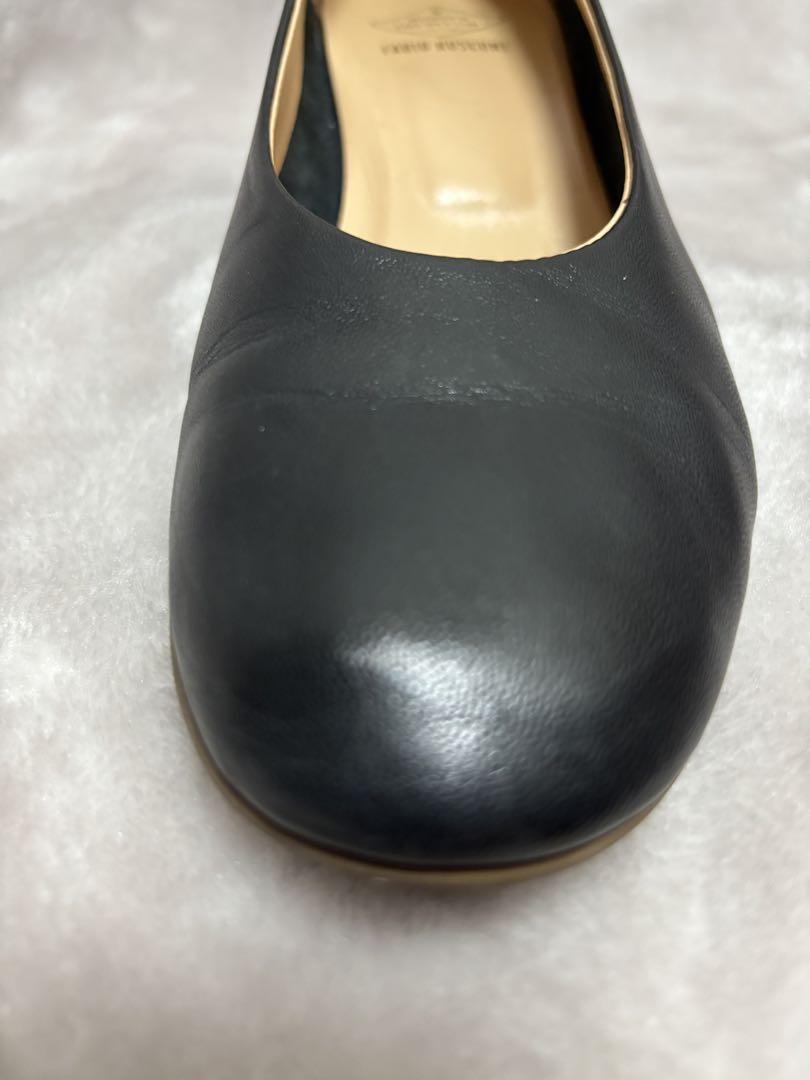 FABIO RUSCONI 黒 パンプス　ヒール36 (23.0cm) ファビオ