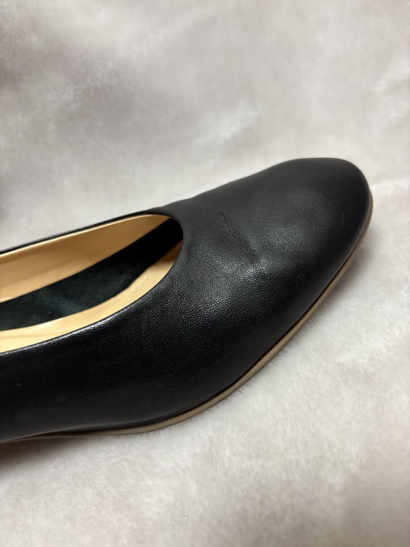 FABIO RUSCONI 黒 パンプス　ヒール36 (23.0cm) ファビオ