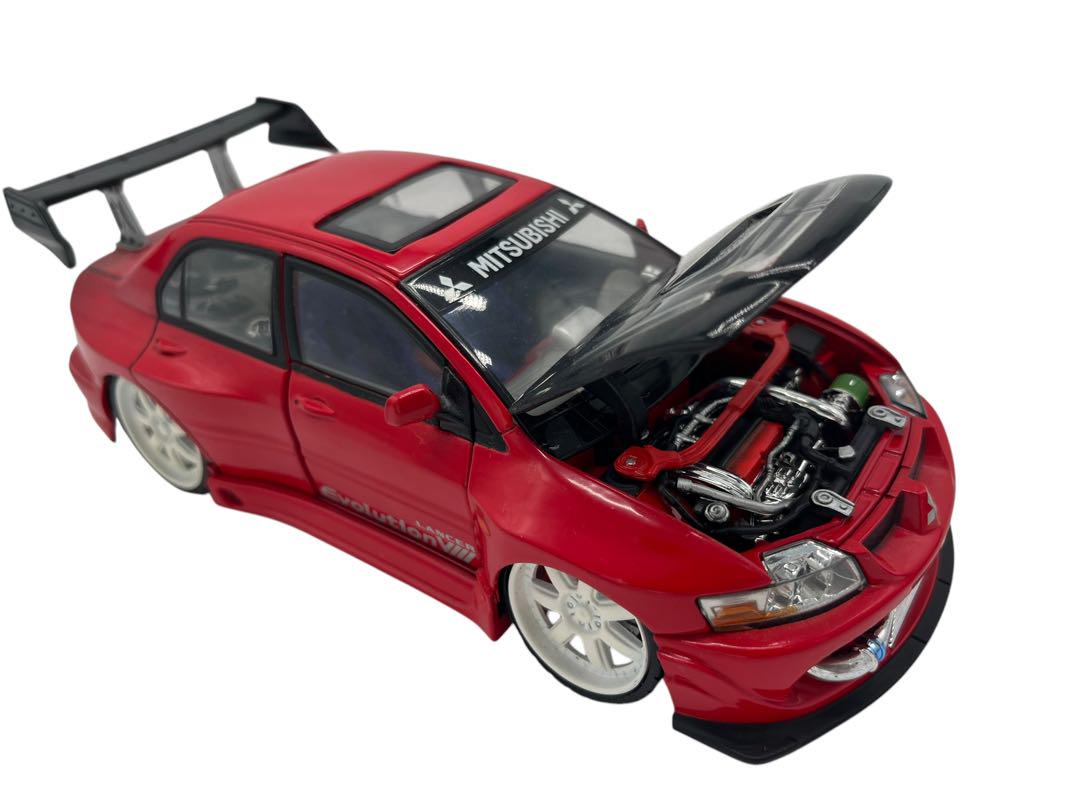 3台 セット JADA スープラ セリカ ランエボ 1/24 ミニカー