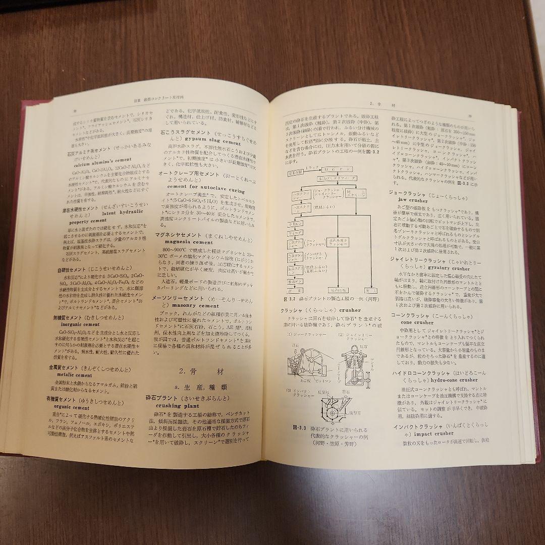 おすすめネット コンクリート用語辞典 日本 昭和58年8月15日1版1刷発行 語学・辞書・学習参考書