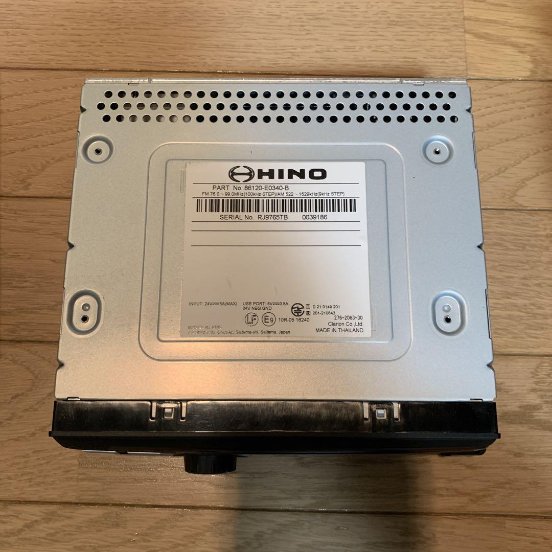 日野純正カーオーディオ Bluetooth24V