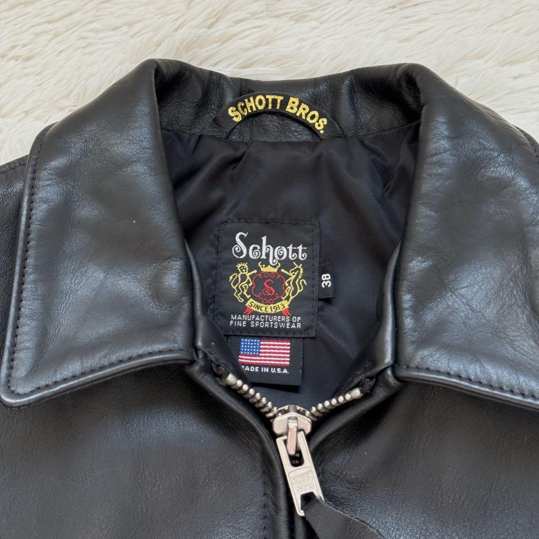 【漢の戦闘服】Schott 7209 103US レザートラッカージャケット
